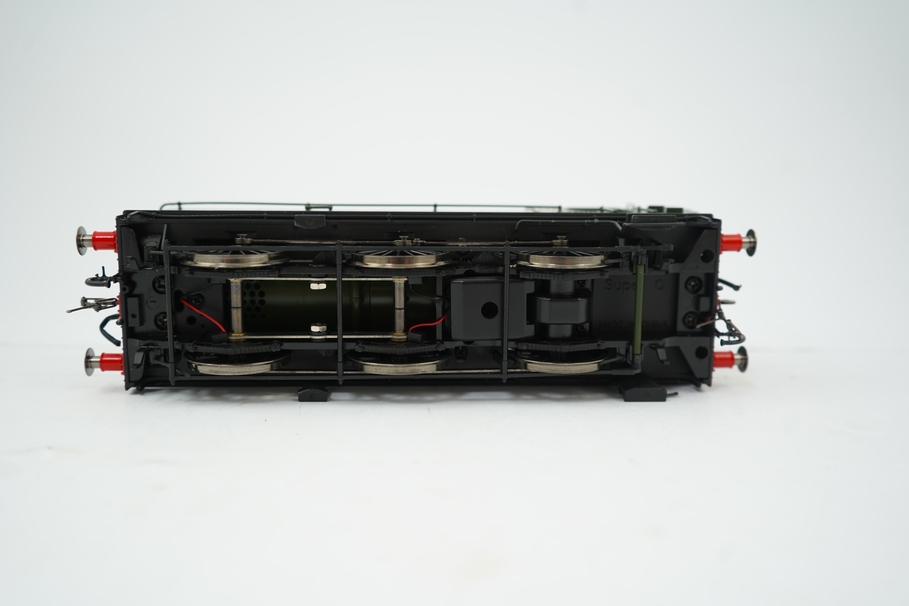 An 0 Gauge ‘Super O’, made in China, model of GWR Class 74xx, 7400, 0-6-0T locomotive, powered for two rail operation.